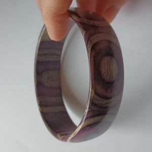 Ooak hand made wooden bangle